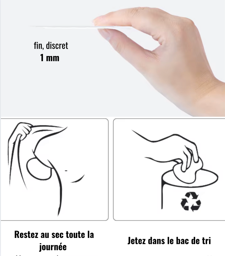 Serevo pad de protection sueur
