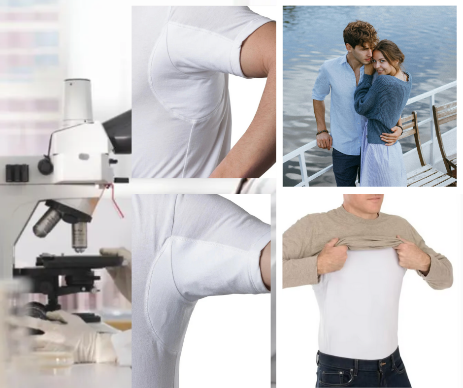 t-shirt anti-transpiration oréole
