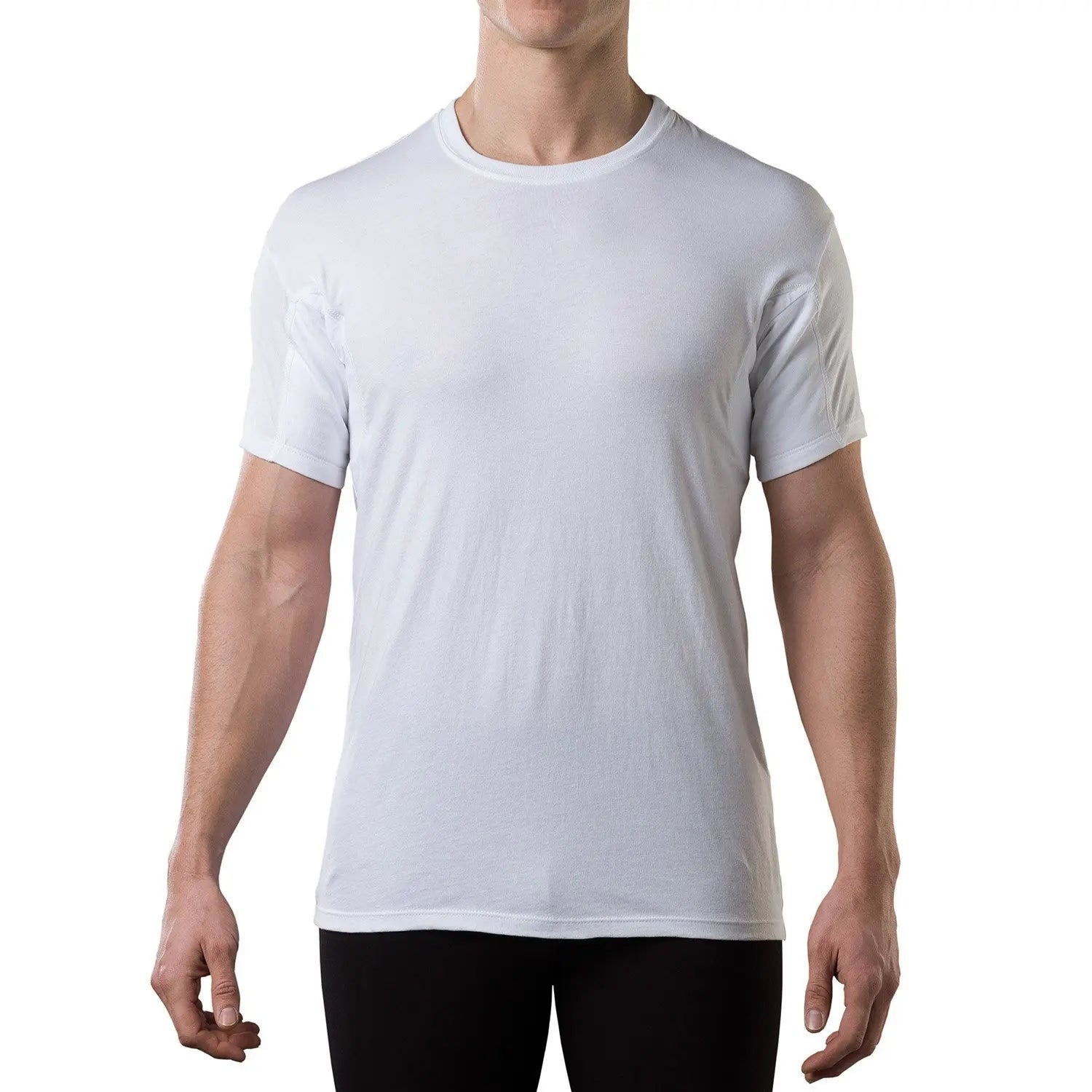 T-shirt invisible sous vêtements homme 100% cotton – Anti-auréoles, respirant et anti-odeur - oreole 