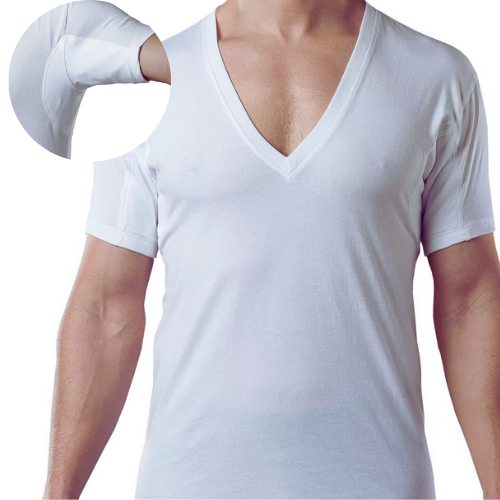 T-shirt Serevo anti-transpiration Col V